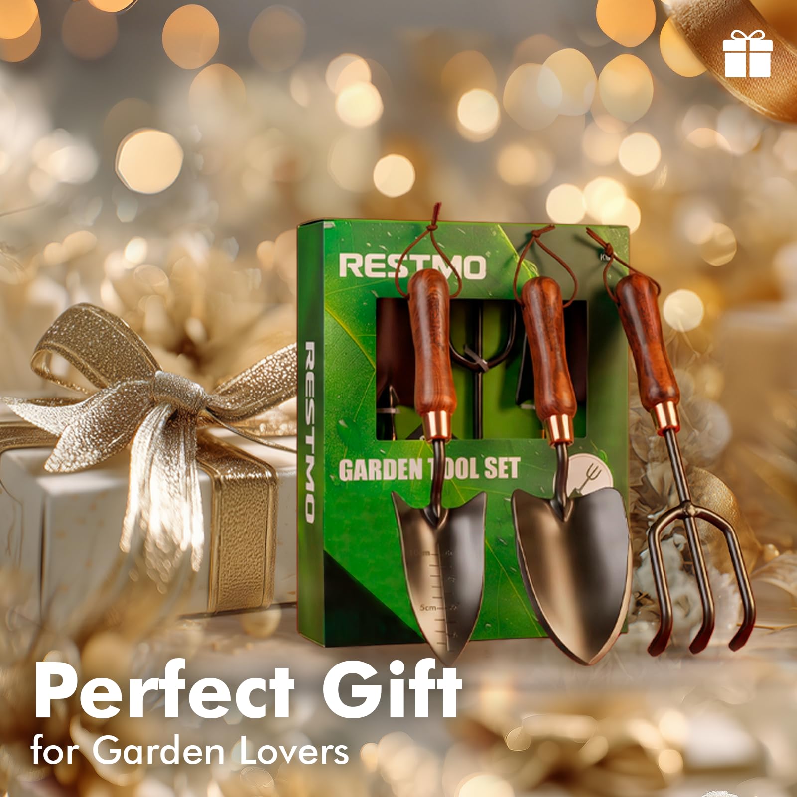 Restmo premium 50-carbon-steel blade designed for durable gardening tasks.