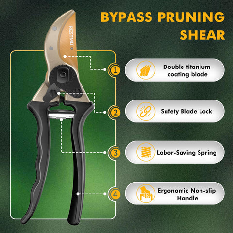 Restmo adjustable blade opening fits various hand sizes for easy use