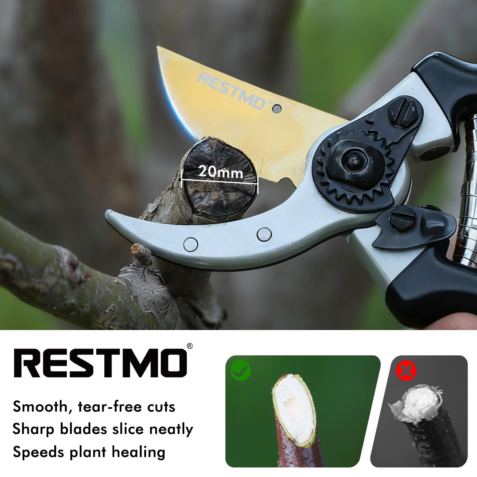 Restmo safety lock keeps blades secure during storage and transport