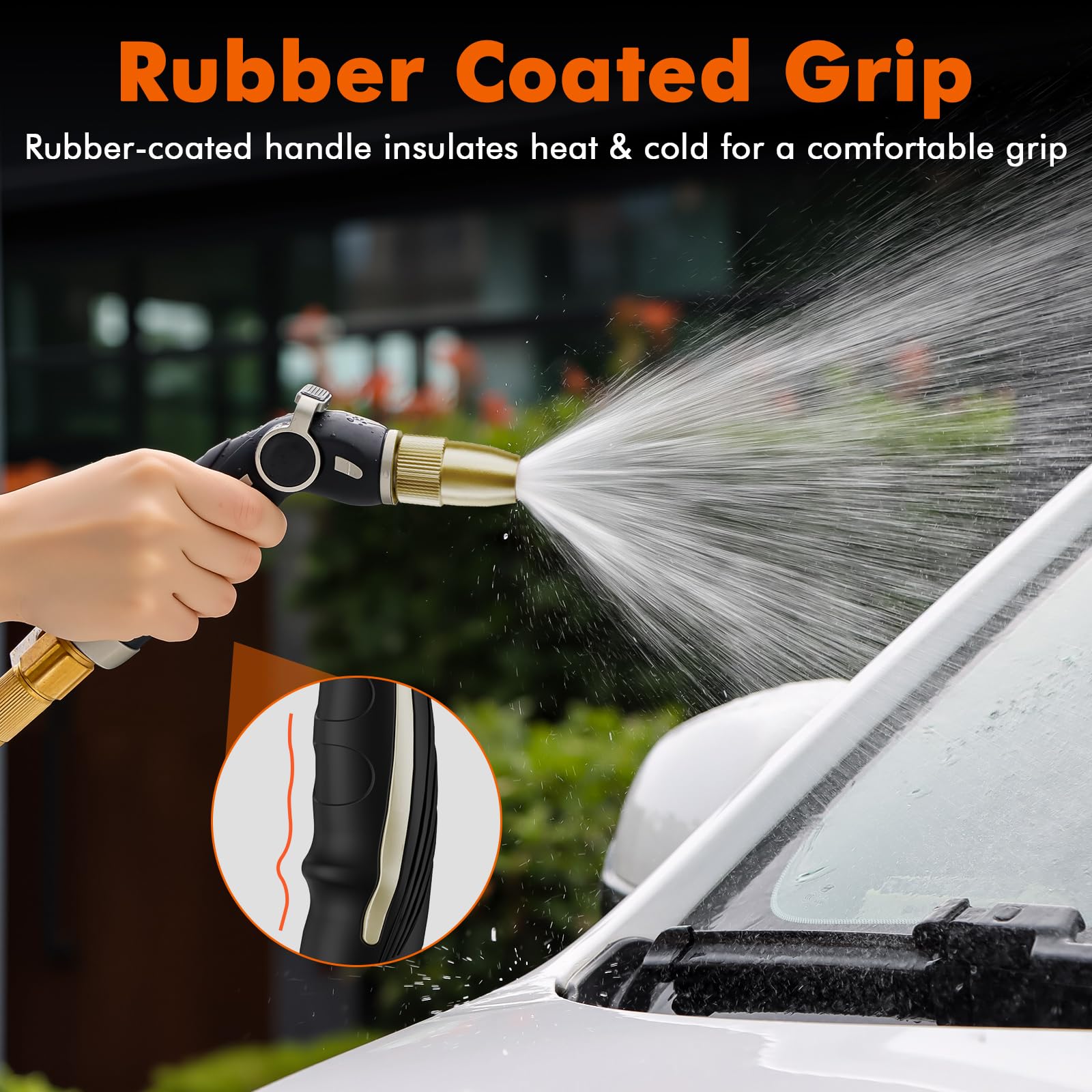 Restmo rubber seal ensures leak-free connections for efficient watering.