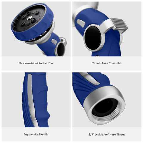 Restmo rubber seal ensures leak-free attachment to standard hoses.