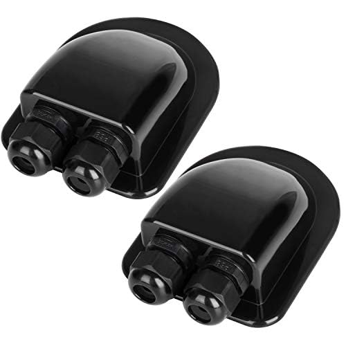 Restmo two-pack IP68 solar cable entry gland seals outdoor panels.