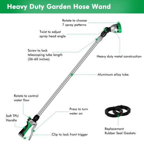 Restmo seven-pattern sprayer offers versatile garden watering