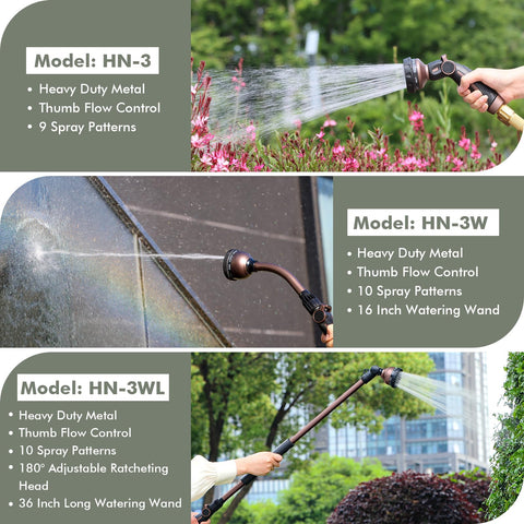 Restmo Watering Wand zinc-alloy body built to resist daily wear