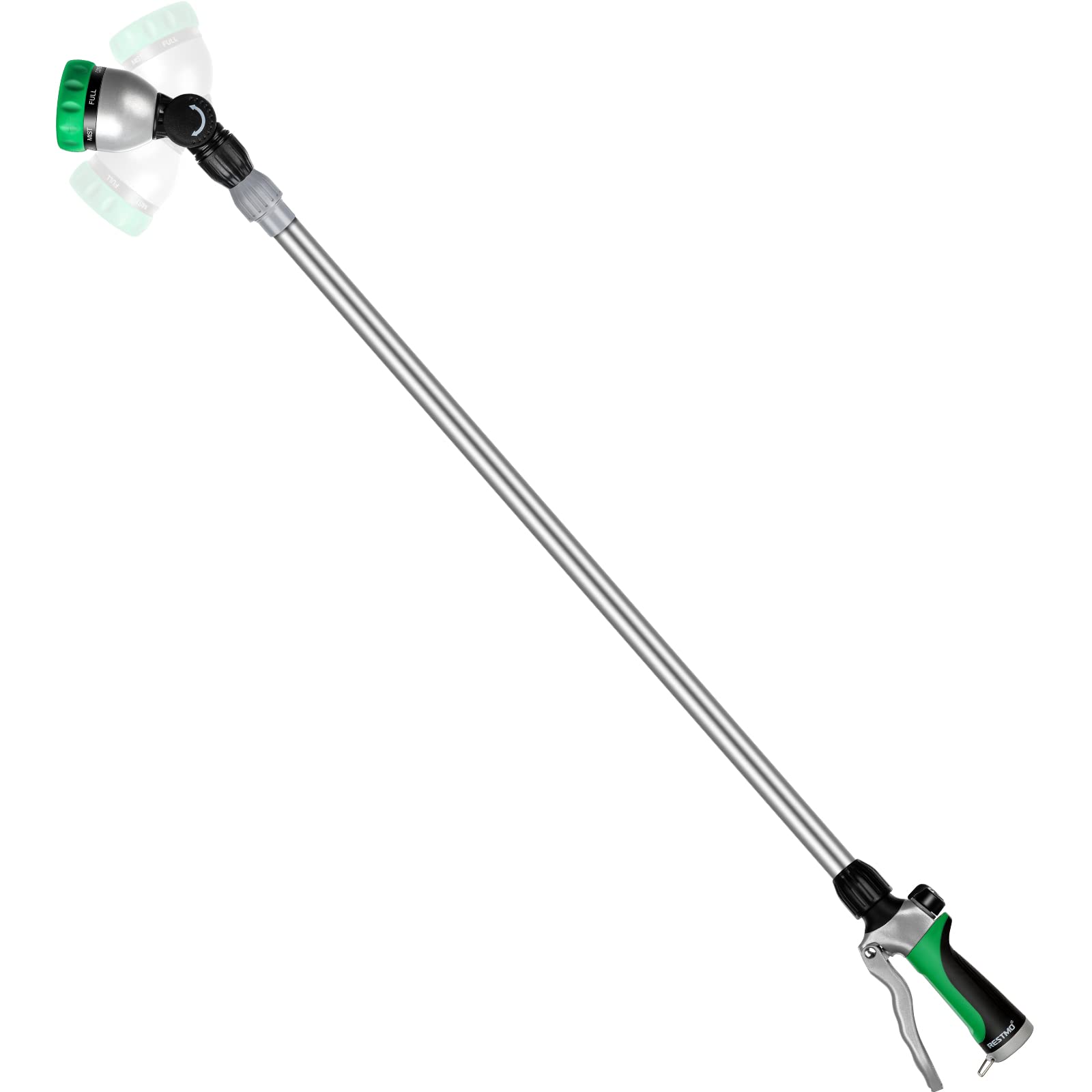 Restmo watering wand extended from 36 to 60 inches for reach
