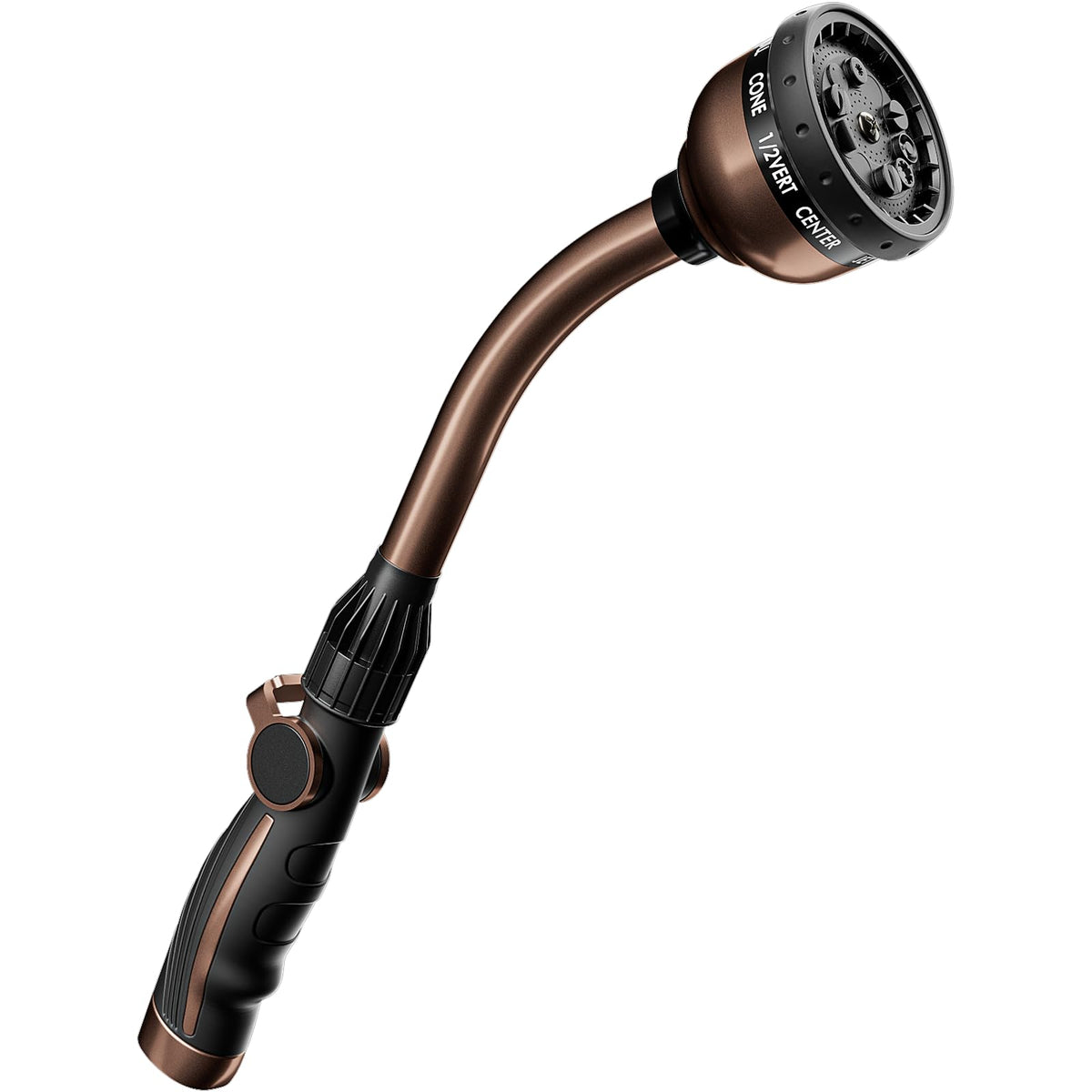 Restmo Watering Wand in heavy-duty metal with 15-inch reach for durable garden watering