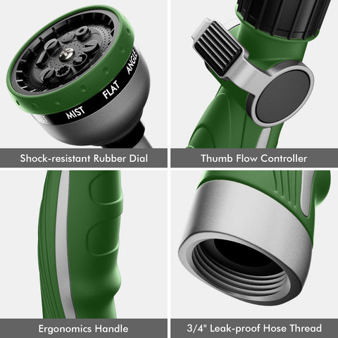 Restmo anti slip grip reduces hand fatigue during extended watering