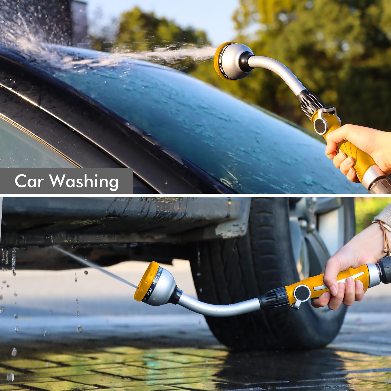 Restmo watering wand 3/4 inch GHT fits standard hoses.