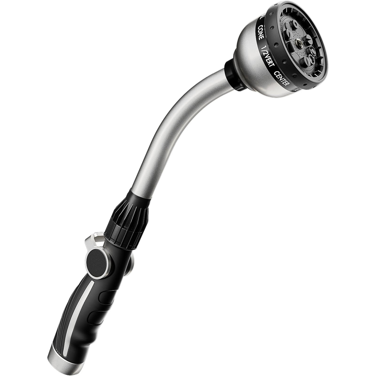 Restmo watering wand with thumb control for precise on demand watering