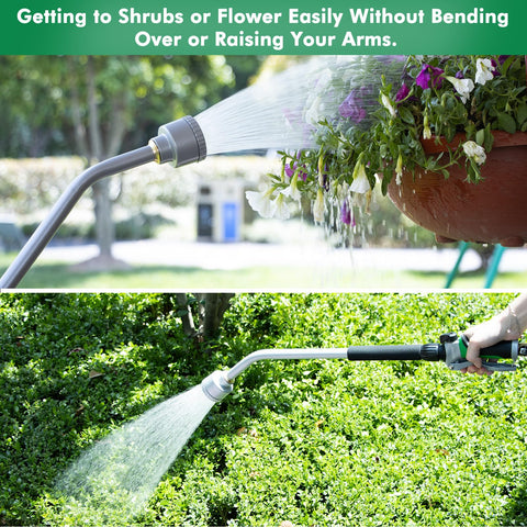 Versatile Restmo wand for hanging baskets, shrubs, and lawns
