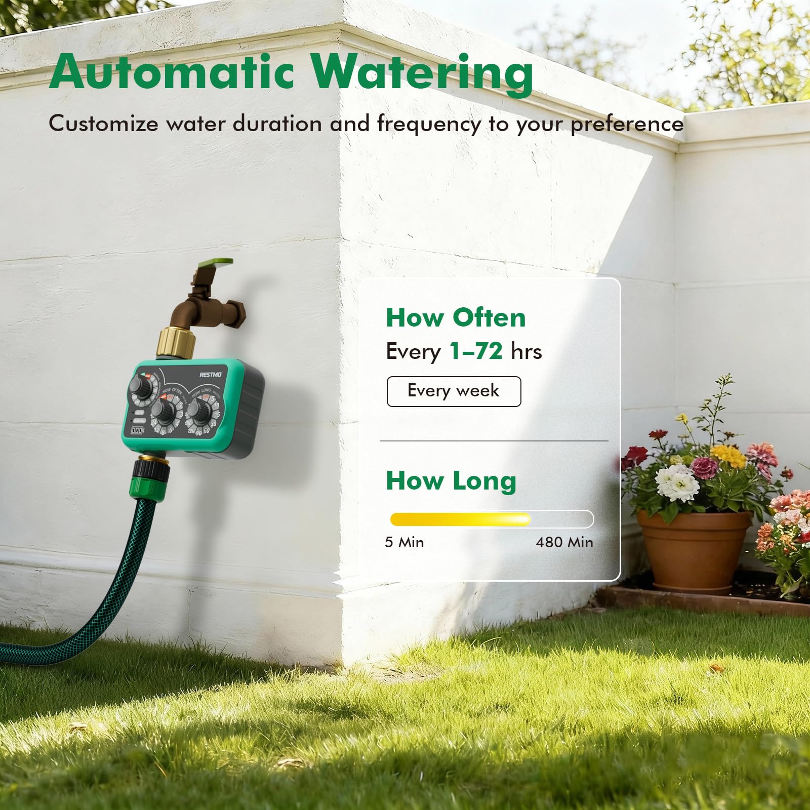 Restmo weatherproof casing withstands outdoor conditions and rain