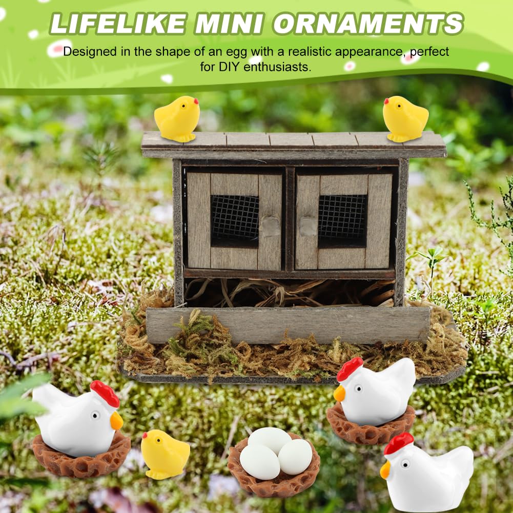 Restynic chicks add playful energy to miniature scenes