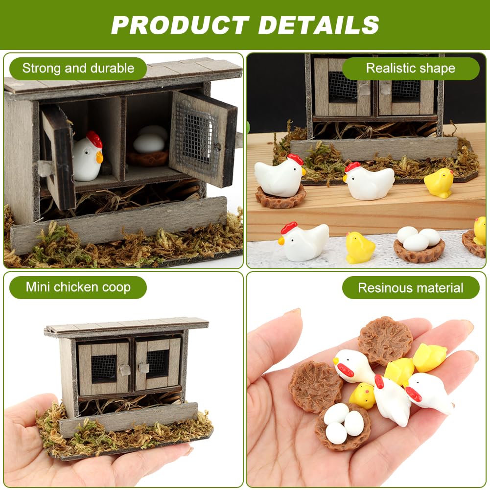 Restynic eggs enhance authentic farm scene storytelling in dioramas