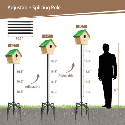 ReTang five-prong base provides extra stability for outdoor bird watching.