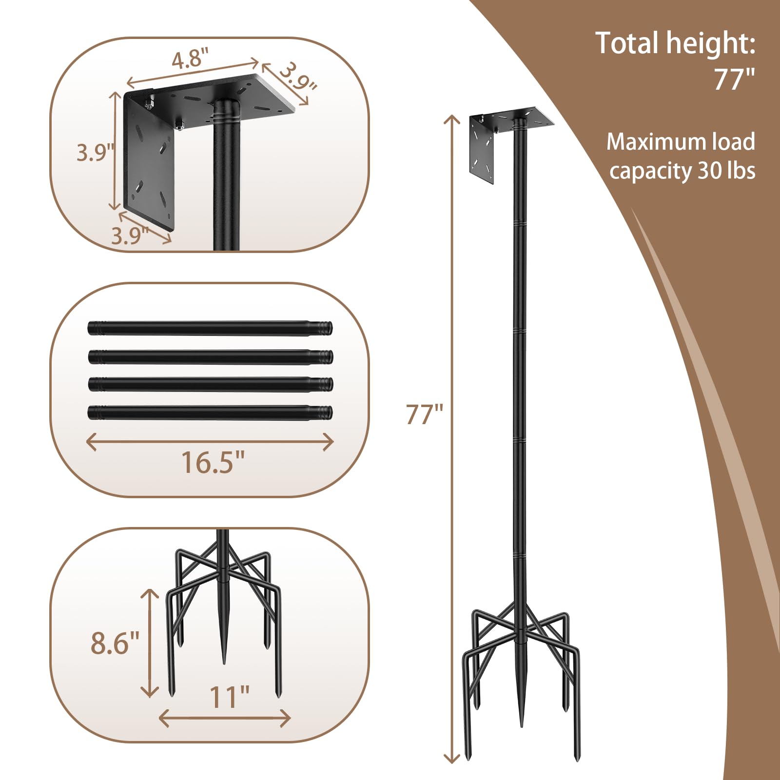 ReTang weather station mounting kit integration for seasonal data in your garden