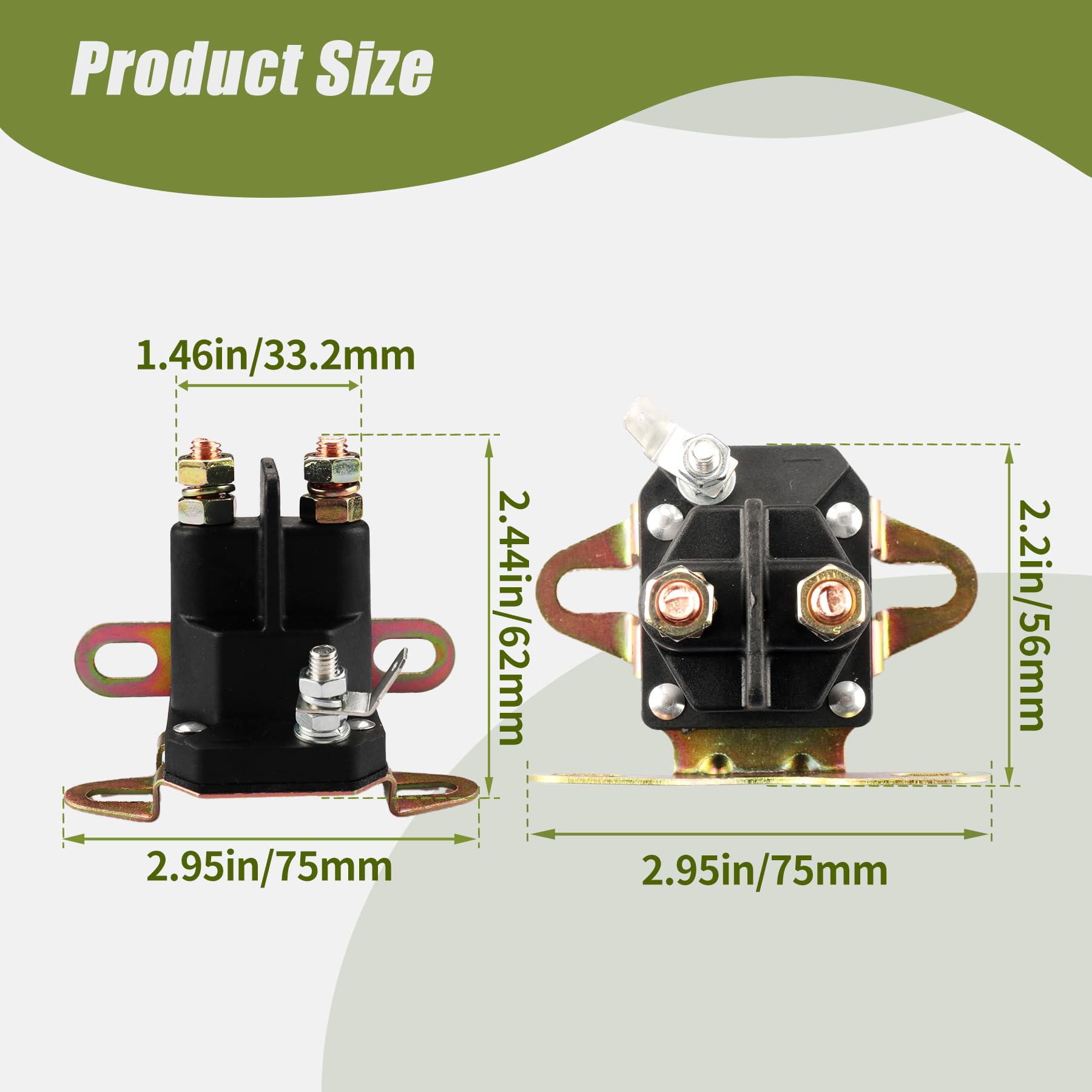 Retepif solenoid with brass coils for quick-start performance.
