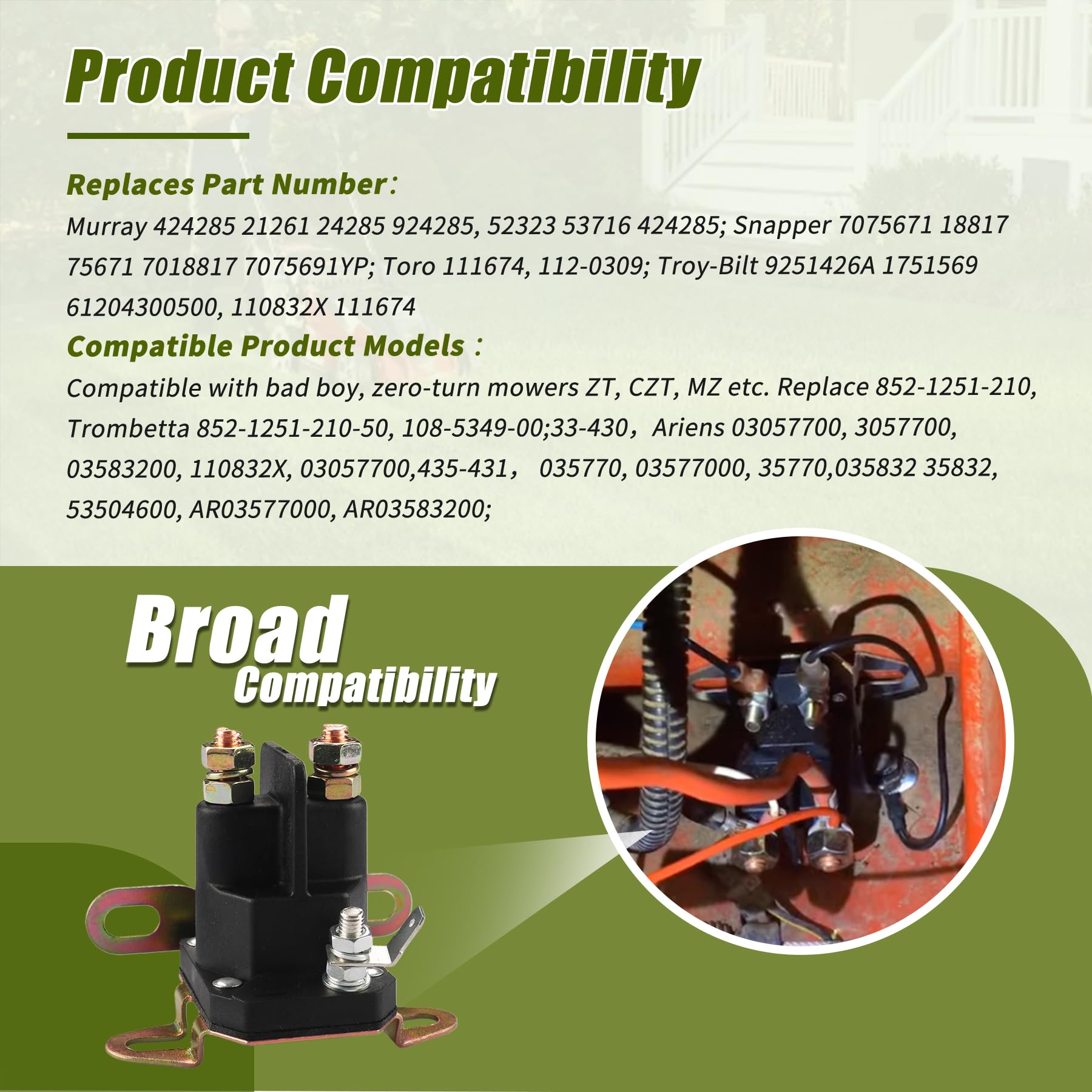 Retepif starter solenoid packaging for safe transit.