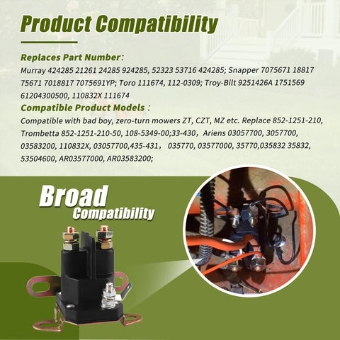 Retepif starter solenoid packaging for safe transit.