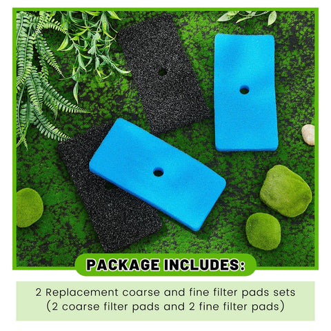 Retisee coarse filter pad capturing large debris in pond filtration