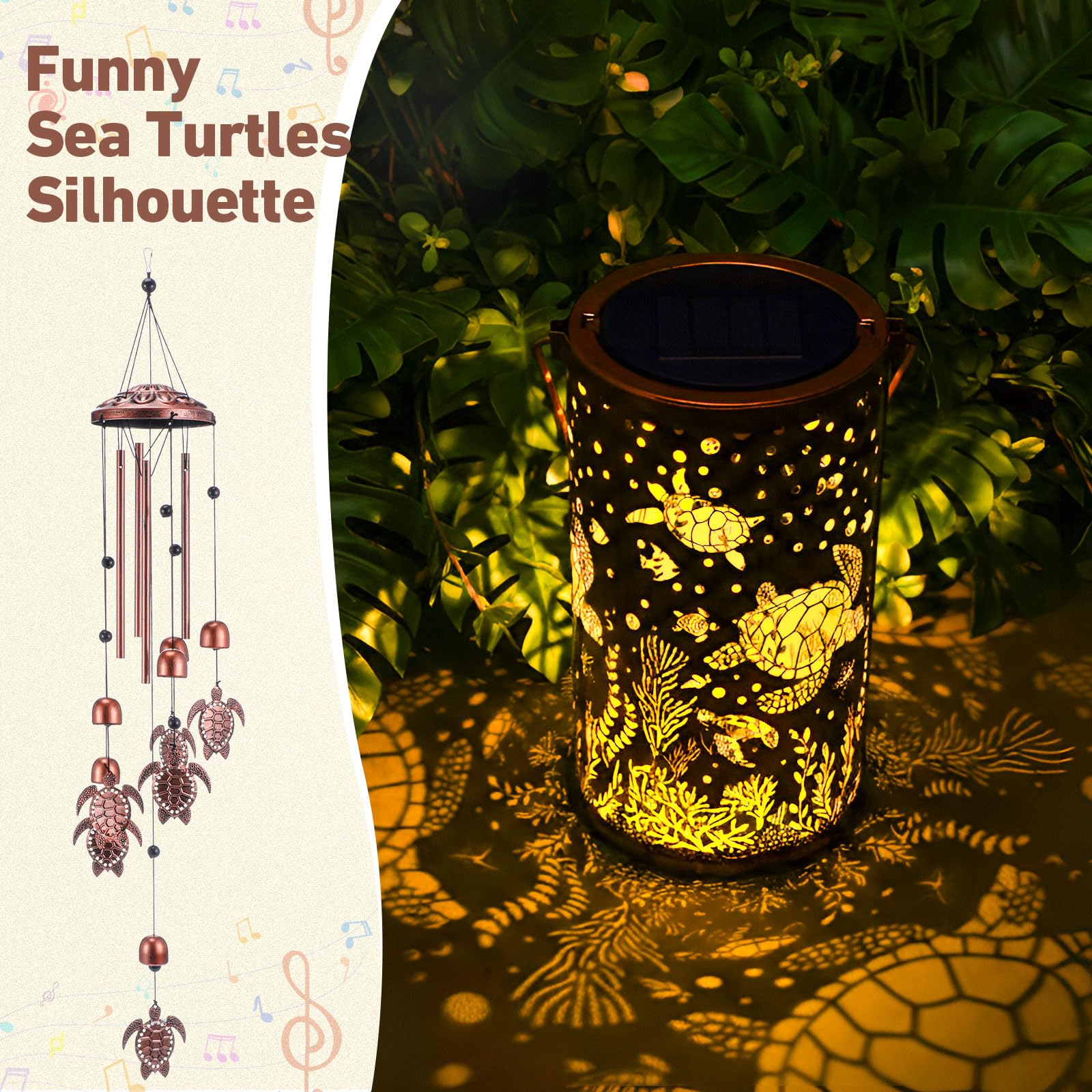 Retisee waterproof iron wind chime built for rain and sun