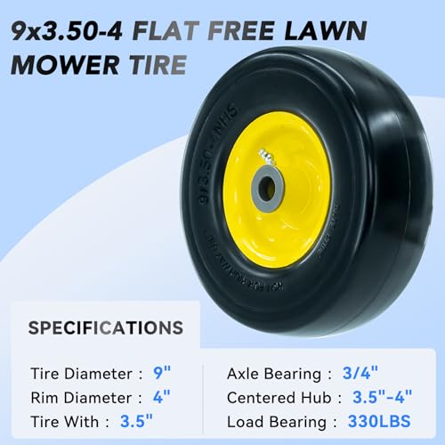 RETOTLA axle-compatible tire fits 3/4- and 5/8-inch bores for versatile mounting.