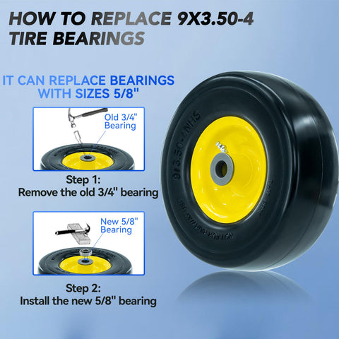 RETOTLA versatile tire for zero-turn mowers and garden carts in all conditions.