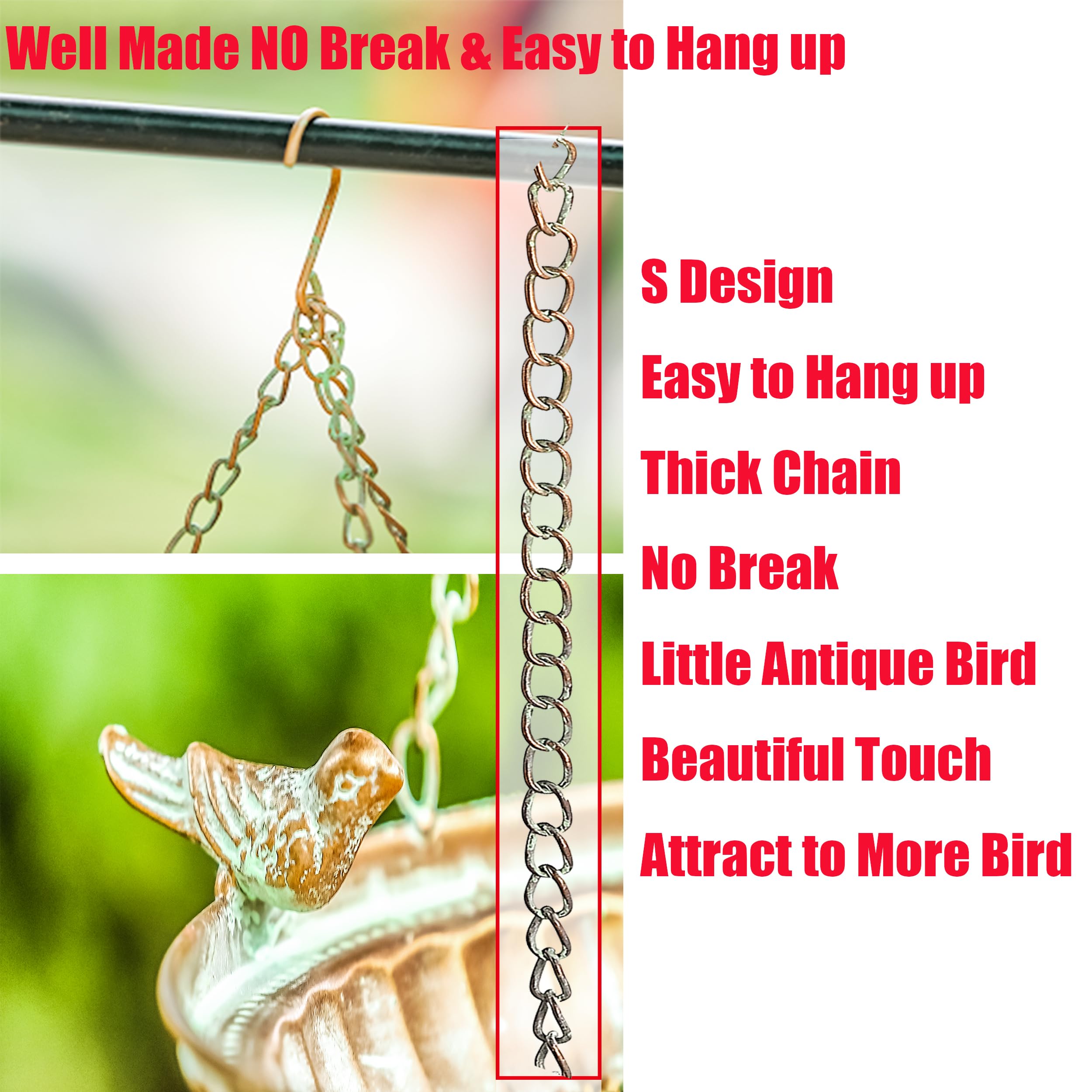 Retrome backyard patio decoration adds charm while inviting feathered visitors.