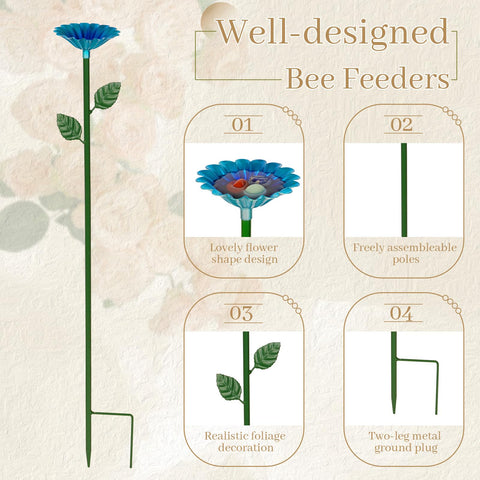Retyion easy-assembly bee watering station kit for a quick garden upgrade.