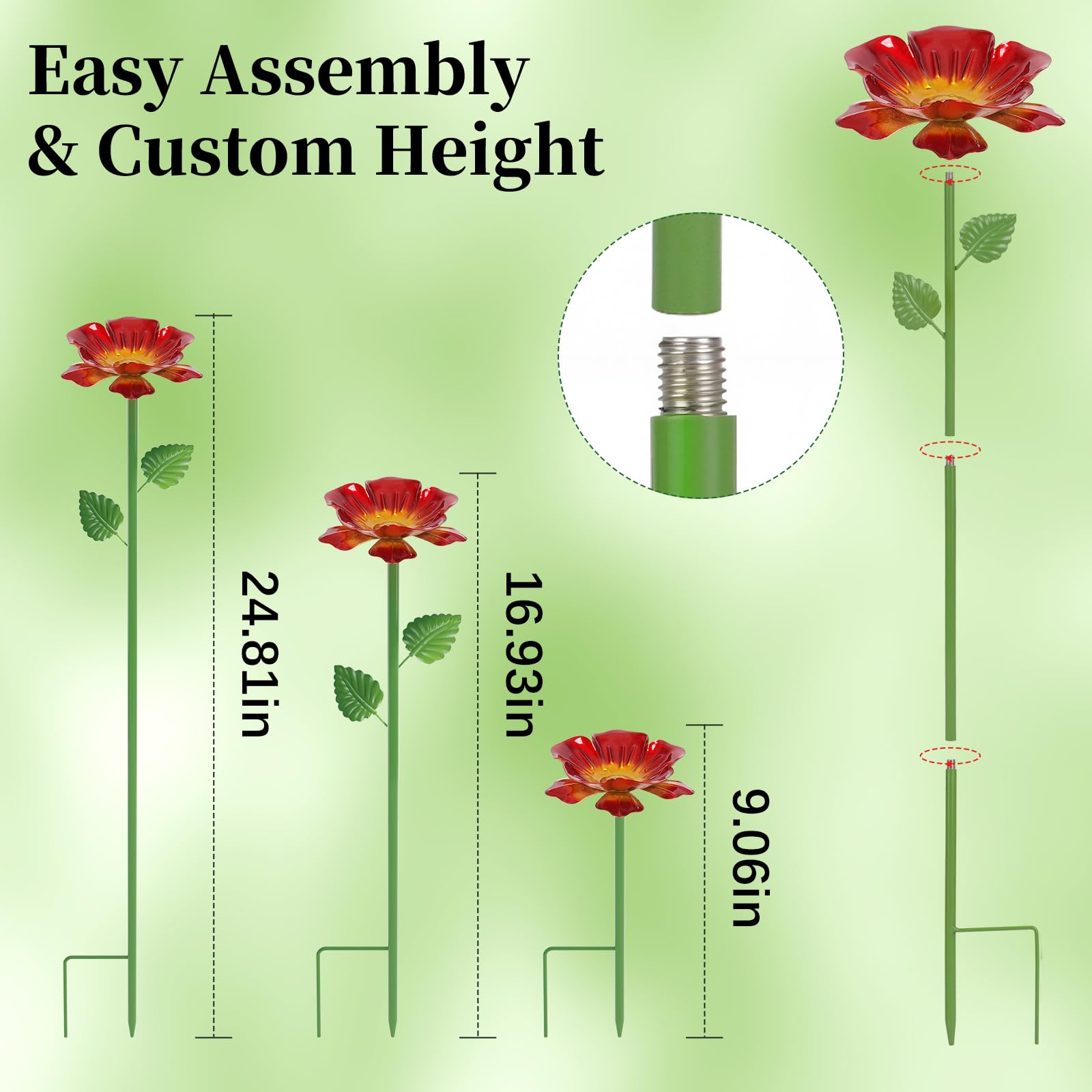 Retyion bee watering station with green leaves blends with garden greenery and stability