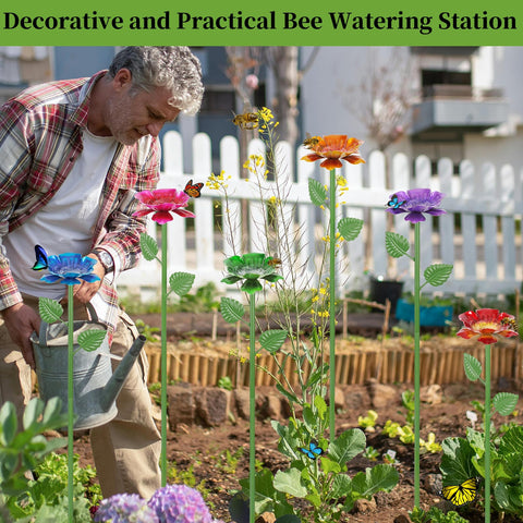 Retyion bee watering station designed for year-round outdoor use
