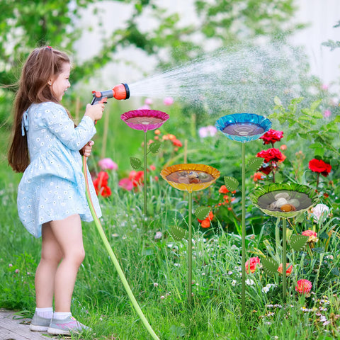 Retyion bee watering station winter-ready color stays vibrant year-round