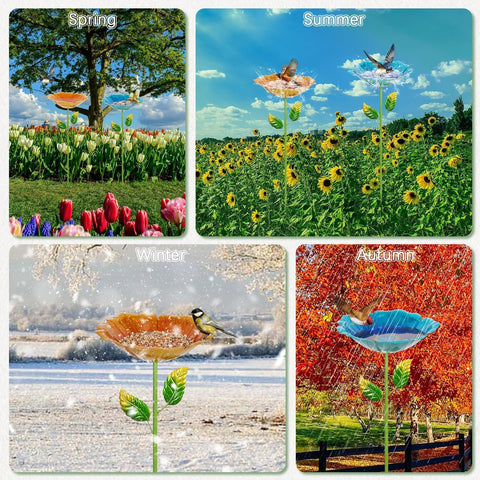 Retyion versatile design works as water station, feeder, or decor.