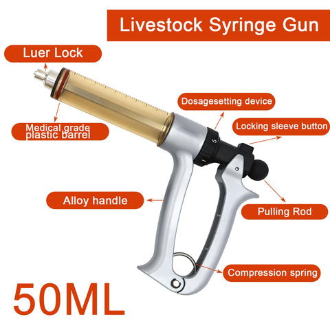 ReuVibk automatic rebound handle enables smooth, fatigue-free injections.