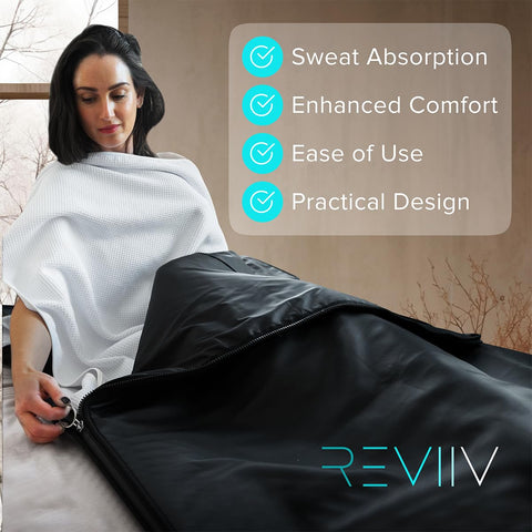 REVIIV secure wrap keeps your blanket snug without bulk.