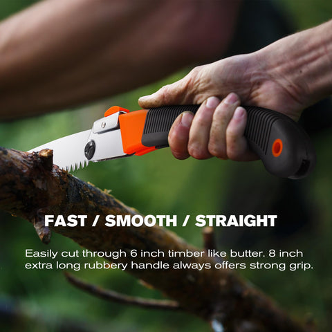 REXBETI folding saw is a lightweight choice for backpacking.