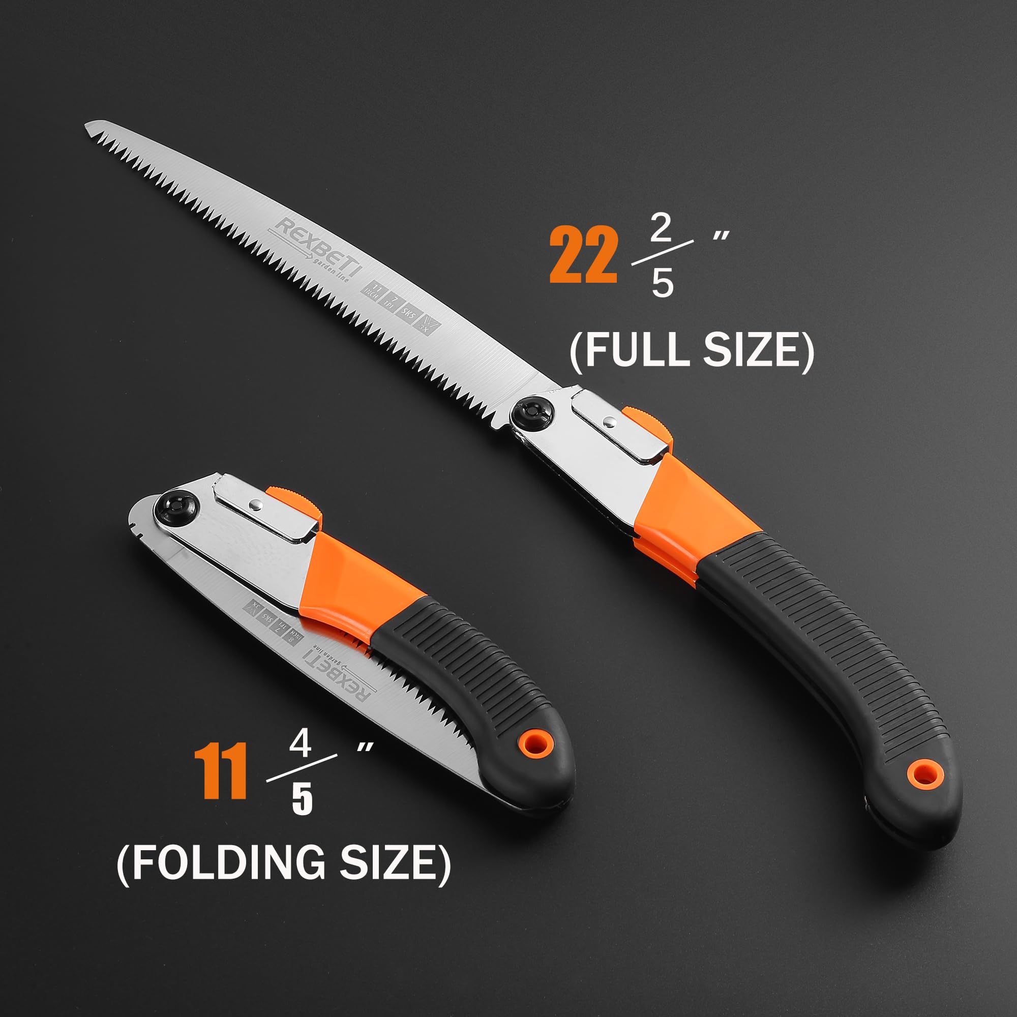 REXBETI compact outdoor tool fits in backpack for everyday yard work