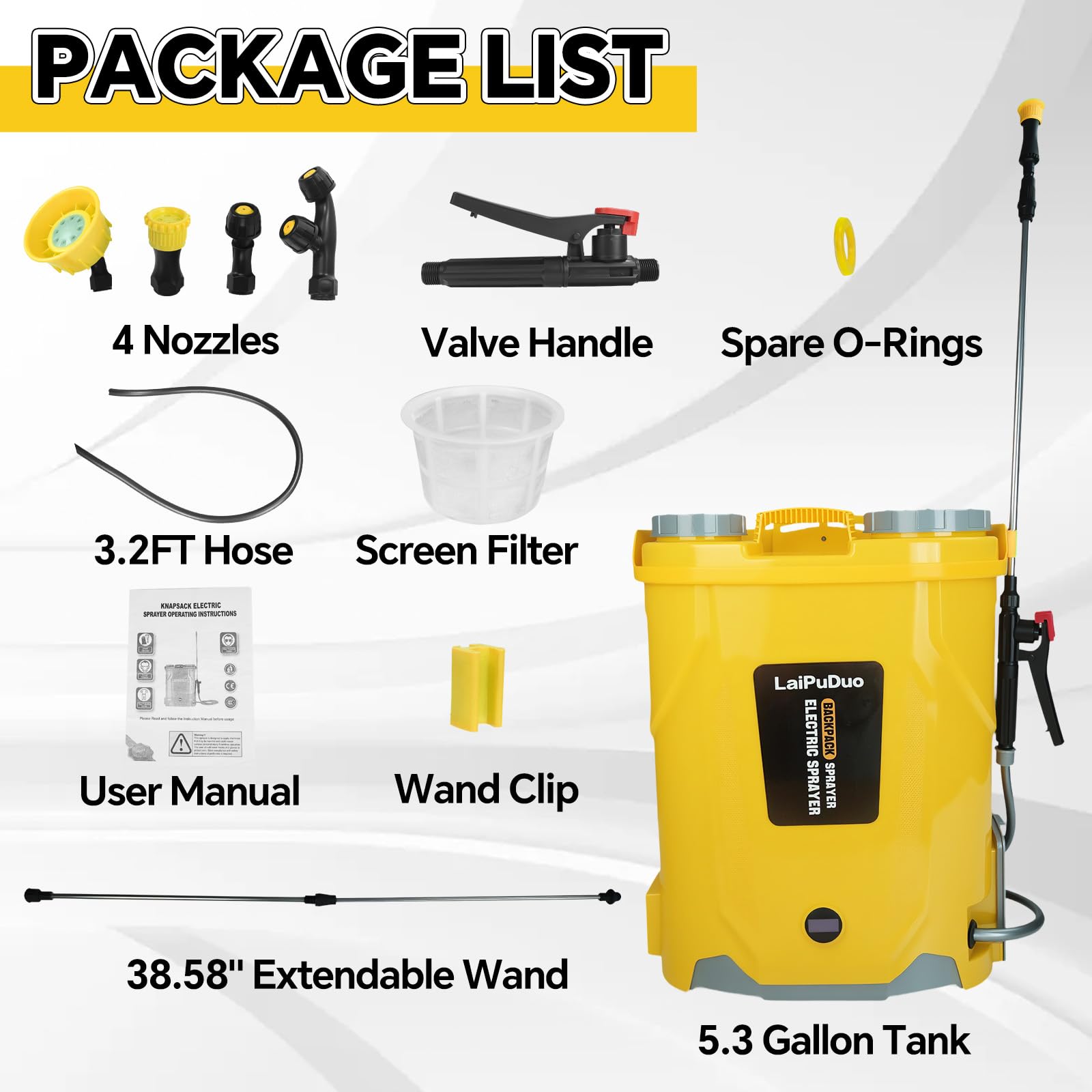 RexLeLXB sprayer used in garden to water plants and clean.