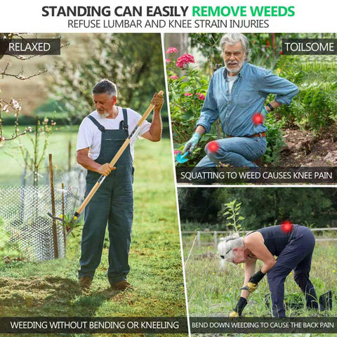 BellaJoyz 3-section pole folds for compact garden storage.