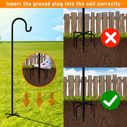 Rexwnadu anti-rust sprayed finish protects the pole from rain and corrosion.