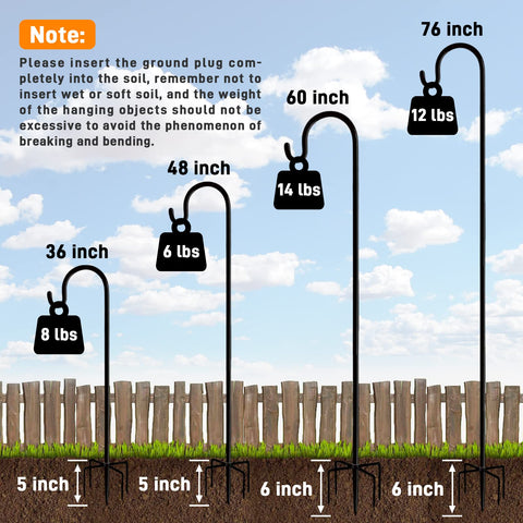 Rexwnadu five-prong base provides stronger ground support in windy conditions.
