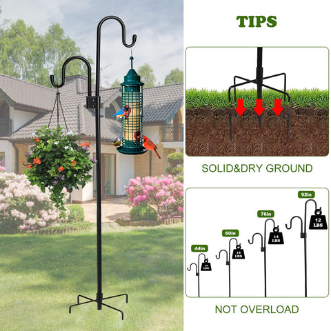 Rexwnadu adjustable extension poles allow precise height customization.