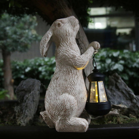 REYISO outdoor statue is UV-protected and durable for long-lasting seasonal use.
