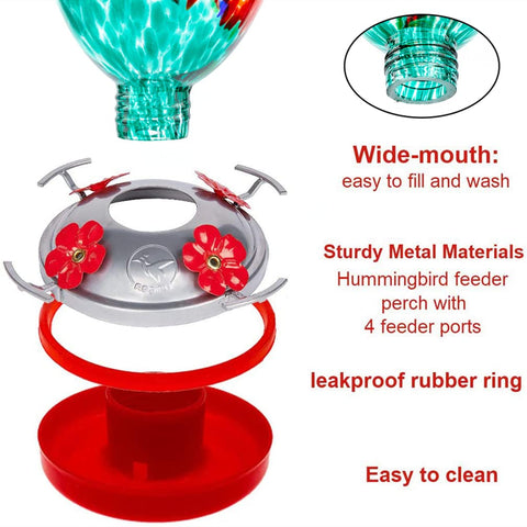 REZIPO hand-blown glass design reduces leaks with a reliable seal