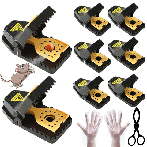 RGBRW mouse traps with quick-effect large trap for fast indoor and outdoor catches.