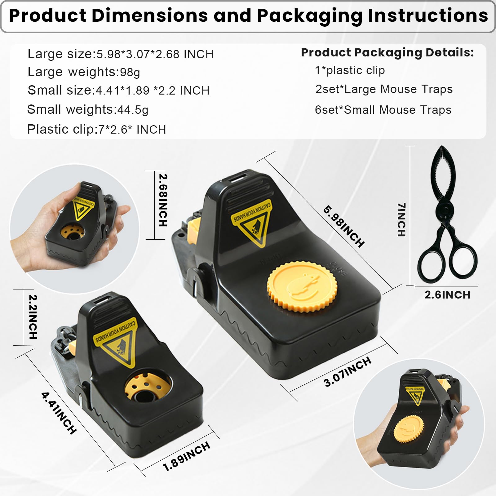 RGBRW waterproof and easy-clean trap suitable for regular setup.