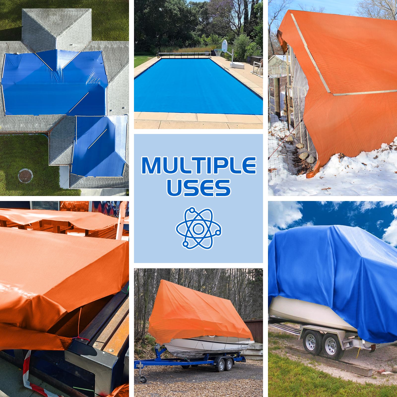 RGJ all-purpose ground cloth suitable for camping and outdoor protection