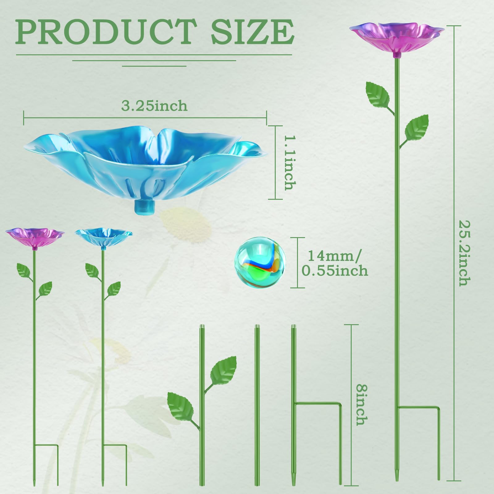 RGJ bee waterer uses glass marbles to raise water height and improve access.