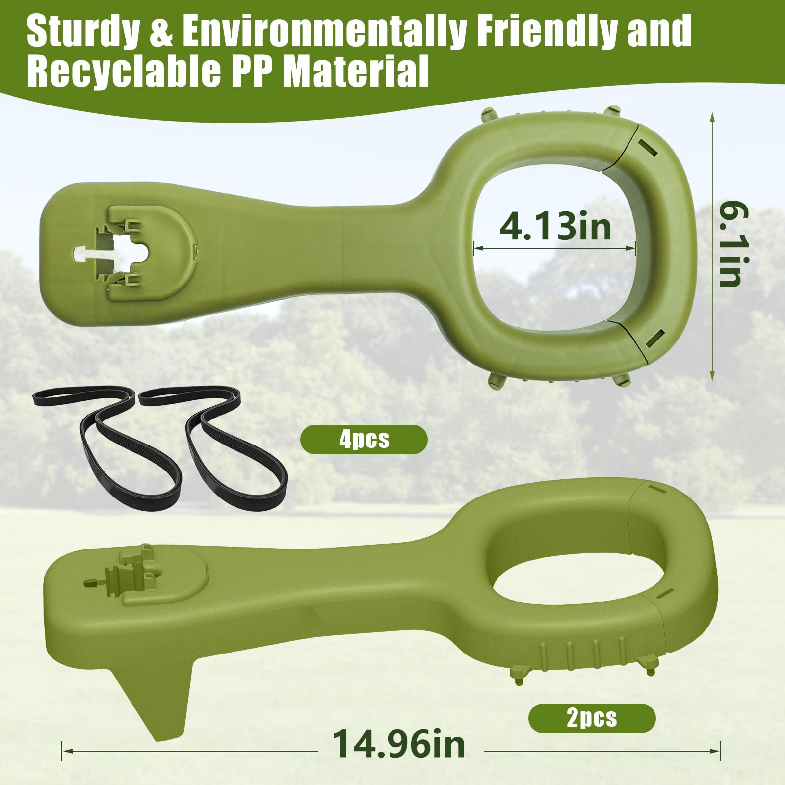 RGJ 4 inch ring diameter provides ample space for sapling growth