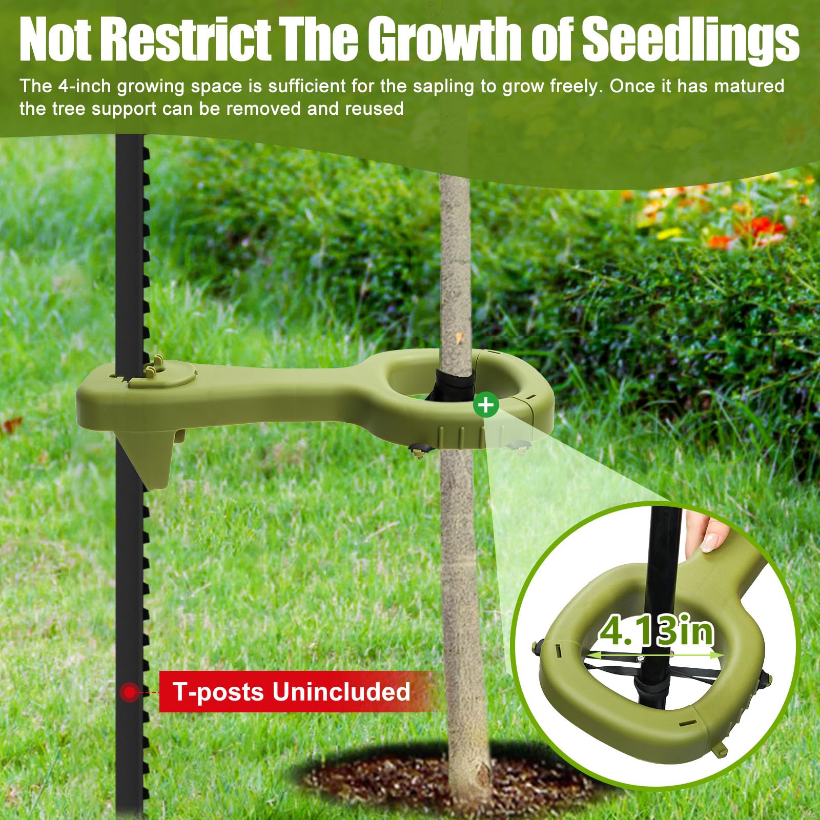 RGJ supports withstand harsh weather for garden trees and shrubs