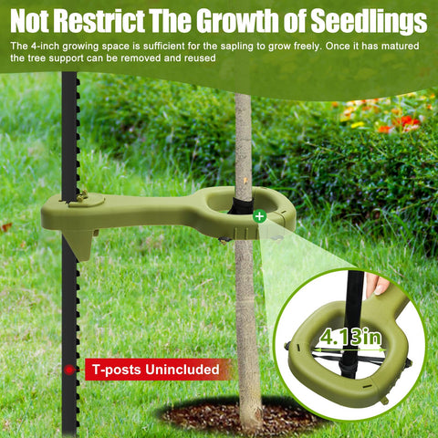 RGJ supports withstand harsh weather for garden trees and shrubs